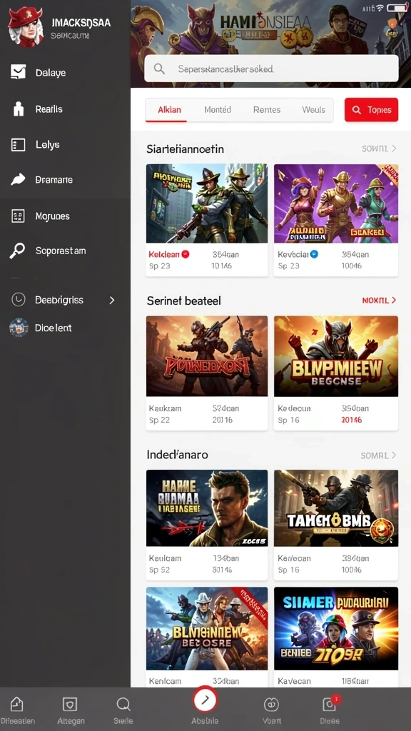 Tampilan utama aplikasi Review Aplikasi bos01 yang intuitif dan efisien.