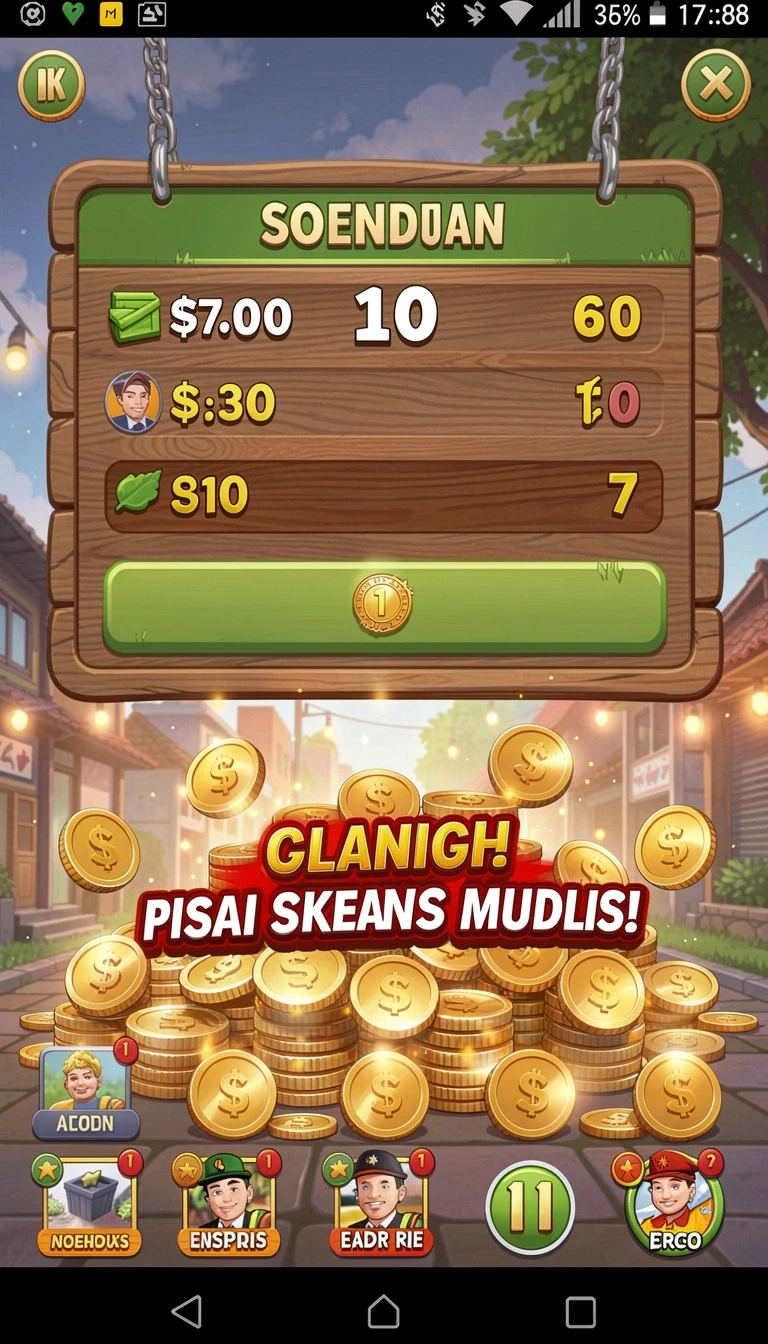 Tampilan utama aplikasi Review Aplikasi juragan77 yang intuitif dan efisien.
