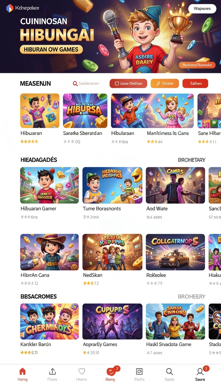 Tampilan utama aplikasi Download interwin APK untuk Android yang intuitif dan efisien.