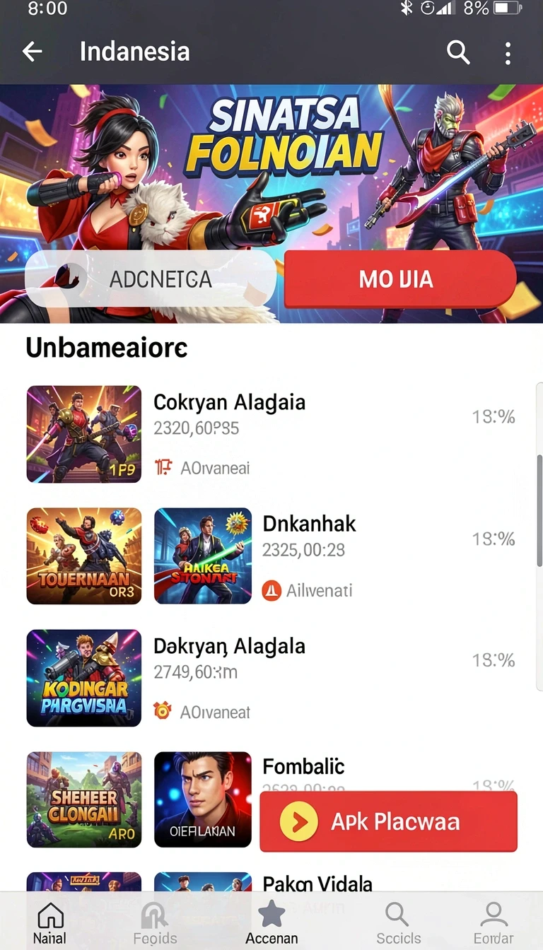 Tampilan utama aplikasi Review Aplikasi ut77 yang intuitif dan efisien.