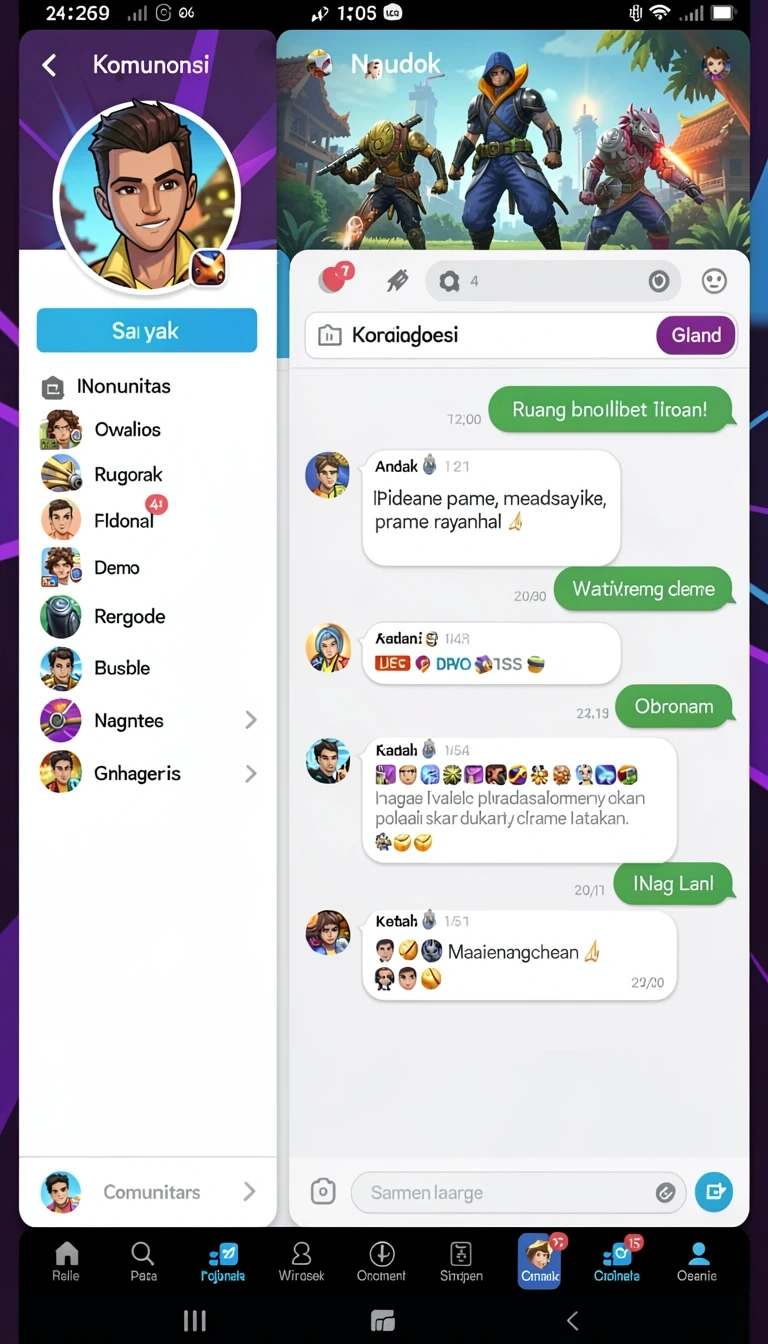 Galeri pratinjau visual api288 build APK resmi terbaru