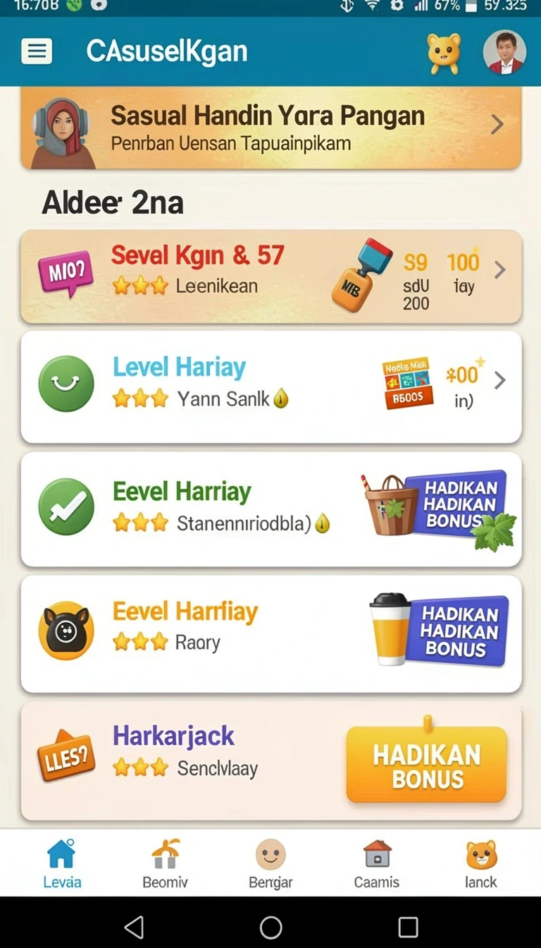 Tampilan utama aplikasi Review Aplikasi playwin123 yang intuitif dan efisien.